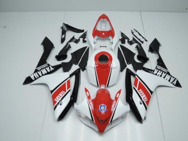 ABS 2007-2008 Factory Red White Yamaha YZF R1 Motorbike Fairing UK