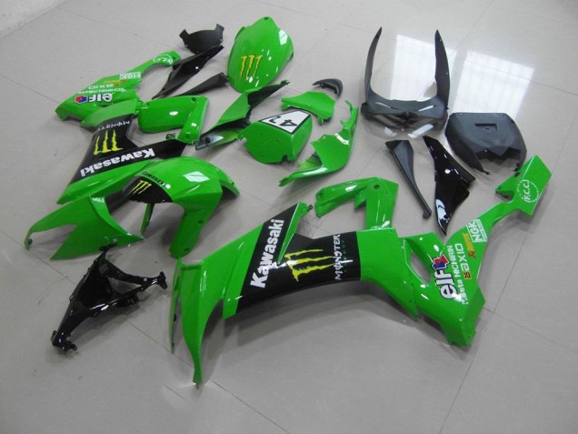 ABS 2008-2010 Green Monster 41 Kawasaki ZX10R Motorcycle Fairing UK