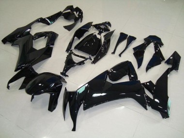 ABS 2008-2010 Glossy Black Kawasaki ZX10R Bike Fairing UK