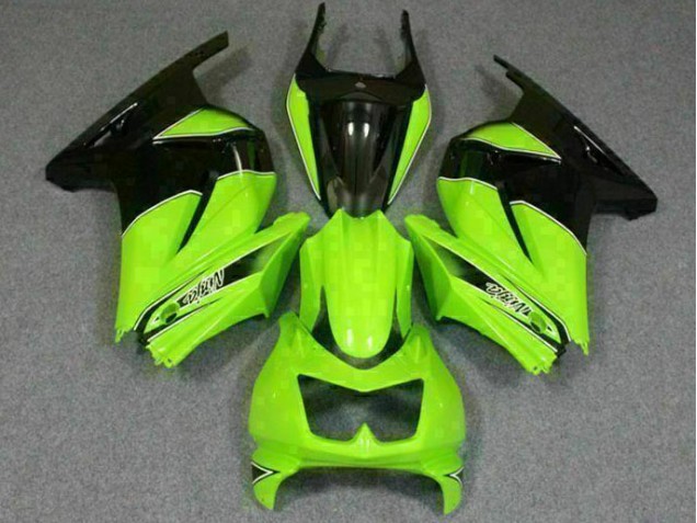 ABS 2008-2012 Green Black Ninja Kawasaki EX250 Motor Bike Fairings UK