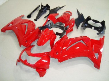 ABS 2008-2012 Original Red Kawasaki ZX250R Motorcycle Fairing Kits UK