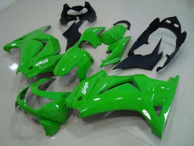 ABS 2008-2012 Green Kawasaki ZX250R Motorbike Fairing UK