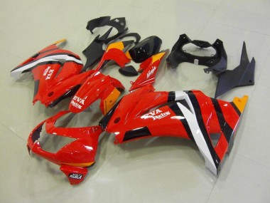 ABS 2008-2012 Red Black Kawasaki ZX250R Motor Bike Fairings UK