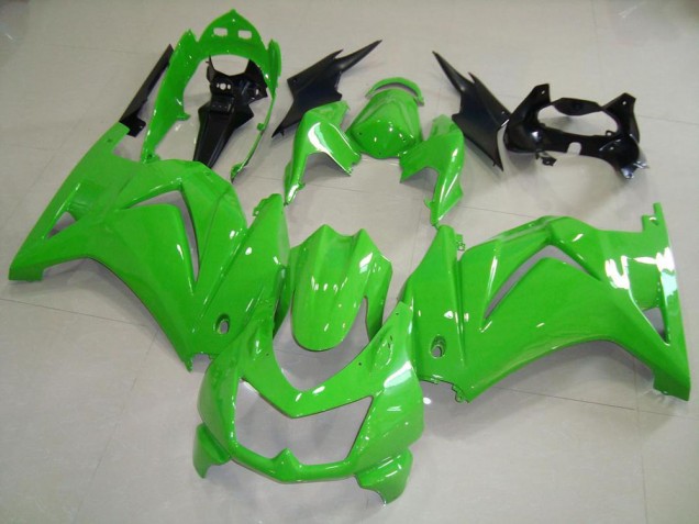 ABS 2008-2012 Orginal Green Kawasaki ZX250R Motorbike Fairing Kits UK