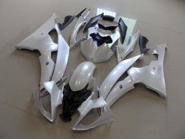 ABS 2008-2016 Pearl White Yamaha YZF R6 Replacement Fairings UK