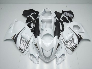 ABS 2008-2019 White Suzuki GSXR 1300 Hayabusa Replacement Motorcycle Fairings UK