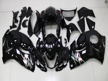 ABS 2008-2019 Glossy Black Suzuki GSXR 1300 Hayabusa Bike Fairing Kit UK