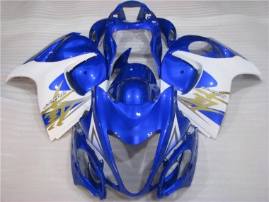 ABS 2008-2019 Blue White Suzuki GSXR 1300 Hayabusa Motorcyle Fairings UK