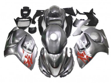 ABS 2008-2019 Silver Suzuki GSXR 1300 Hayabusa Motor Fairings UK