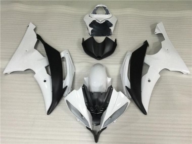 ABS 2008-2016 White Black Yamaha YZF R6 Bike Fairings & Bodywork UK