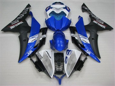 ABS 2008-2016 White Blue Black Yamaha YZF R6 Motorbike Fairing UK