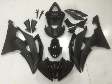 ABS 2008-2016 Black Yamaha YZF R6 Replacement Motorcycle Fairings & Bodywork UK