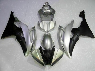 ABS 2008-2016 Silver Black Yamaha YZF R6 Motor Fairings UK