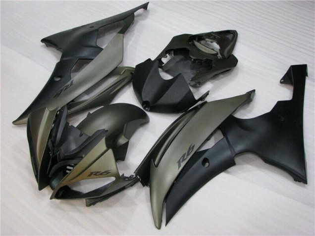 ABS 2008-2016 Black Yamaha YZF R6 Motorbike Fairing UK