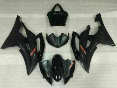 ABS 2008-2016 Black Yamaha YZF R6 Motorbike Fairing Kits UK