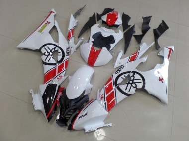 ABS 2008-2016 White with Big Yamaha Logo Yamaha YZF R6 Motorcycle Replacement Fairings UK