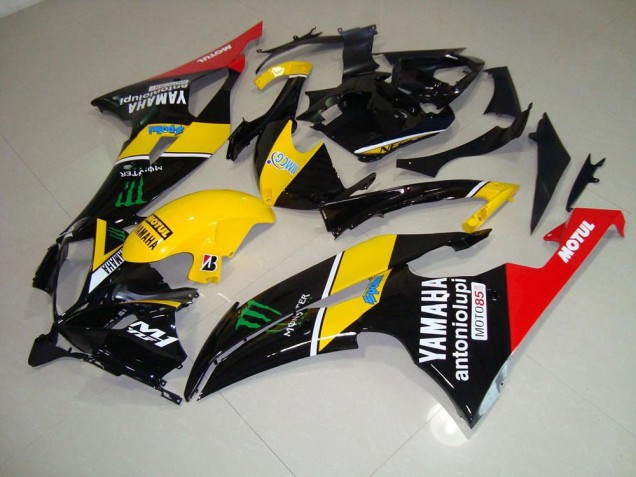 ABS 2008-2016 Yellow Monster Yamaha YZF R6 Motor Fairings UK