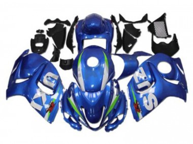 ABS 2008-2019 Blue White Suzuki GSXR 1300 Hayabusa Motorcyle Fairings & Bodywork UK