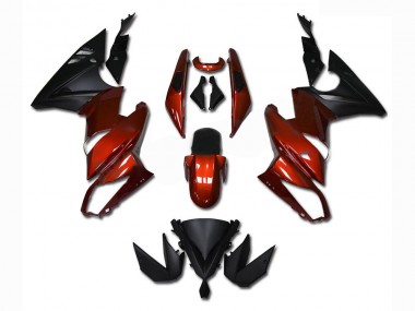 ABS 2009-2011 Red Kawasaki EX650 Bike Fairing UK