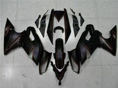 ABS 2009-2011 Black Red Kawasaki EX650 Motorbike Fairing UK