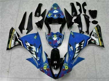 ABS 2009-2011 Blue Yamaha YZF R1 Bike Fairings UK