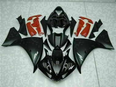 ABS 2009-2011 Black Red Yamaha YZF R1 Motorbike Fairing UK