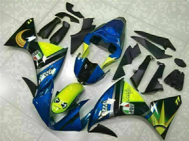 ABS 2009-2011 Blue Yamaha YZF R1 Replacement Motorcycle Fairings UK