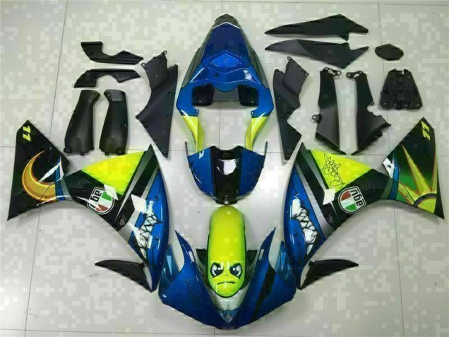 ABS 2009-2011 Blue Yamaha YZF R1 Replacement Motorcycle Fairings UK