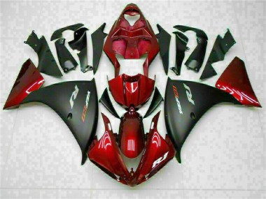 ABS 2009-2011 Red Black Yamaha YZF R1 Motorbike Fairing Kits UK