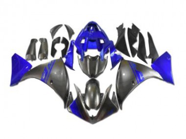 ABS 2009-2011 Grey Blue Yamaha YZF R1 Motor Bike Fairings UK