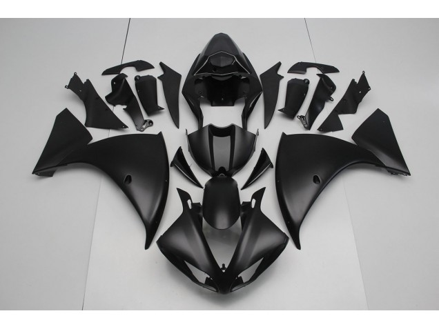 ABS 2009-2011 Matte Black Yamaha YZF R1 Moto Fairings UK