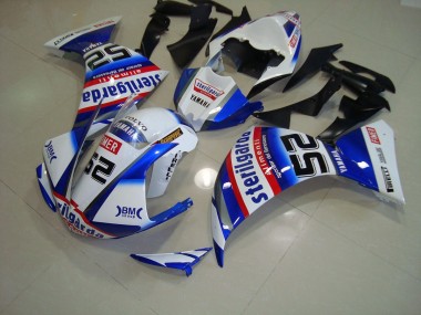 ABS 2009-2011 White Black Sterilgarda Yamaha YZF R1 Motorbike Fairing UK