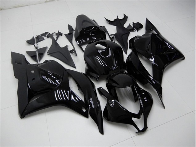 ABS 2009-2012 Glossy Black Honda CBR600RR Bike Fairing Kit UK