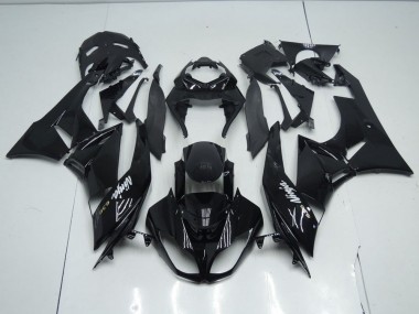 ABS 2009-2012 Black OEM Style Kawasaki ZX6R Motor Bike Fairings UK