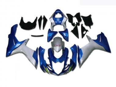 ABS 2011-2021 Blue Silver Suzuki GSXR 600/750 Motorcycle Fairings UK