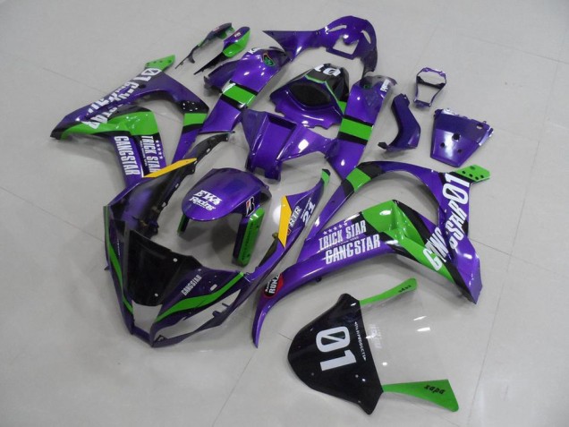 ABS 2011-2015 Purple Eva Kawasaki ZX10R Motor Fairings UK