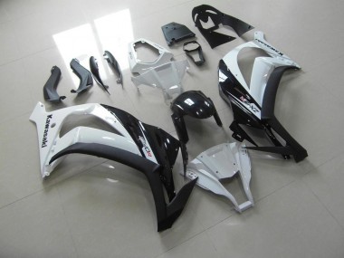 ABS 2011-2015 White Black Kawasaki ZX10R Motorbike Fairings UK