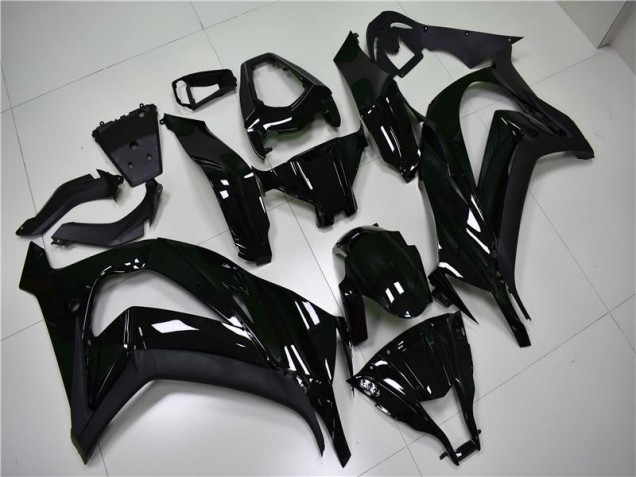 ABS 2011-2015 Matte Black Kawasaki ZX10R Motorcycle Fairings Kits UK