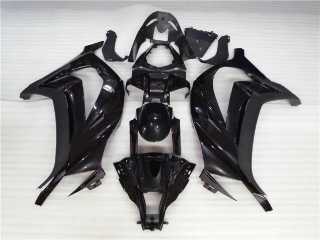 ABS 2011-2015 Matte Black Kawasaki ZX10R Motorcycle Fairings Kits UK