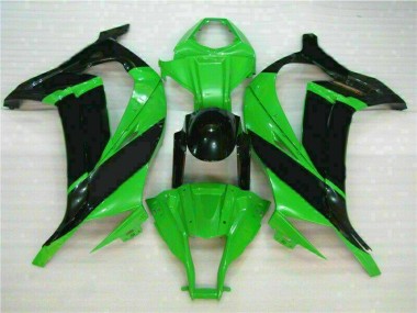 ABS 2011-2015 Green Black Kawasaki ZX10R Motor Fairings UK