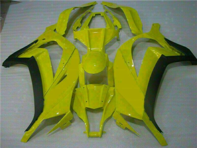 ABS 2011-2015 Yellow Kawasaki ZX10R Motorcycle Fairings Kit UK