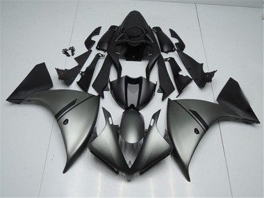 ABS 2012-2014 Matte Grey Black Yamaha YZF R1 Replacement Fairings UK