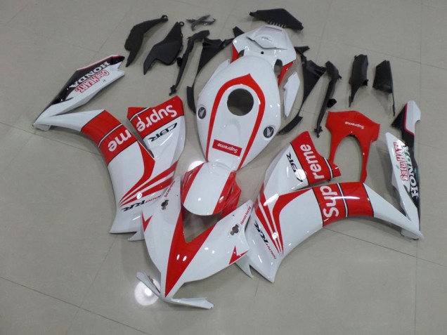 ABS 2012-2016 Red and White Supreme Honda CBR1000RR Motorbike Fairing UK