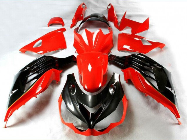 ABS 2012-2021 Red Kawasaki ZX14R ZZR1400 Motorcycle Fairings UK