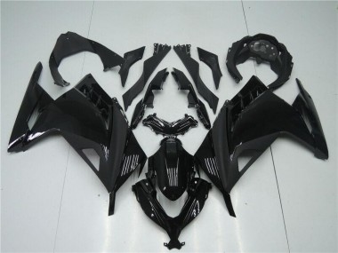 ABS 2013-2016 Glossy Matte Black Kawasaki EX300 Bike Fairings UK