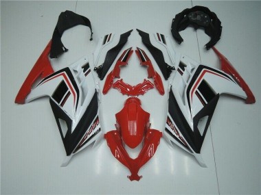 ABS 2013-2016 Red White Black Kawasaki EX300 Motorbike Fairing UK