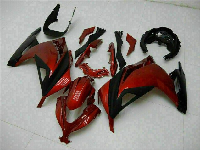 ABS 2013-2016 Red Kawasaki EX300 Motorbike Fairing Kits UK