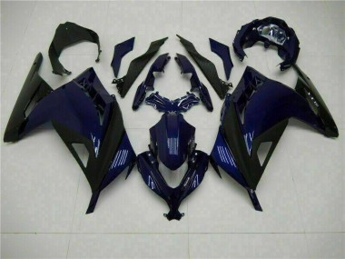 ABS 2013-2016 Blue Black Kawasaki EX300 Motorcycle Fairings Kits UK