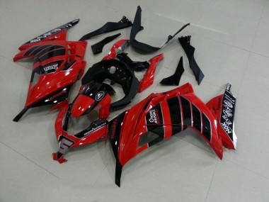 ABS 2013-2016 Red Black Airfore Kawasaki ZX300R Motorbike Fairings UK