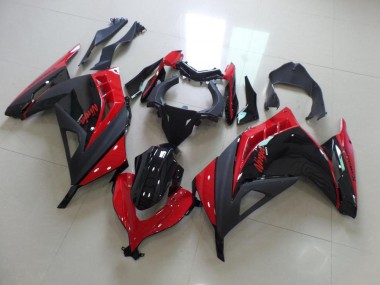 ABS 2013-2016 Red Black Kawasaki ZX300R Bike Fairing UK